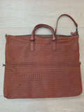 Bottega Veneta 3Way Tote Bag Brown With A Travel Mirror Pre Owned