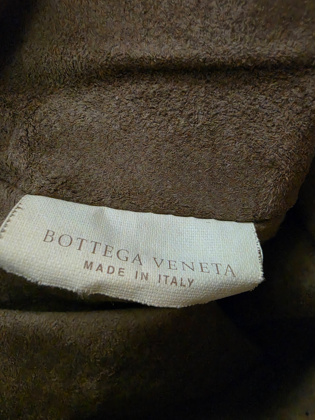 Bottega Veneta 3Way Tote Bag Brown With A Travel Mirror Pre Owned