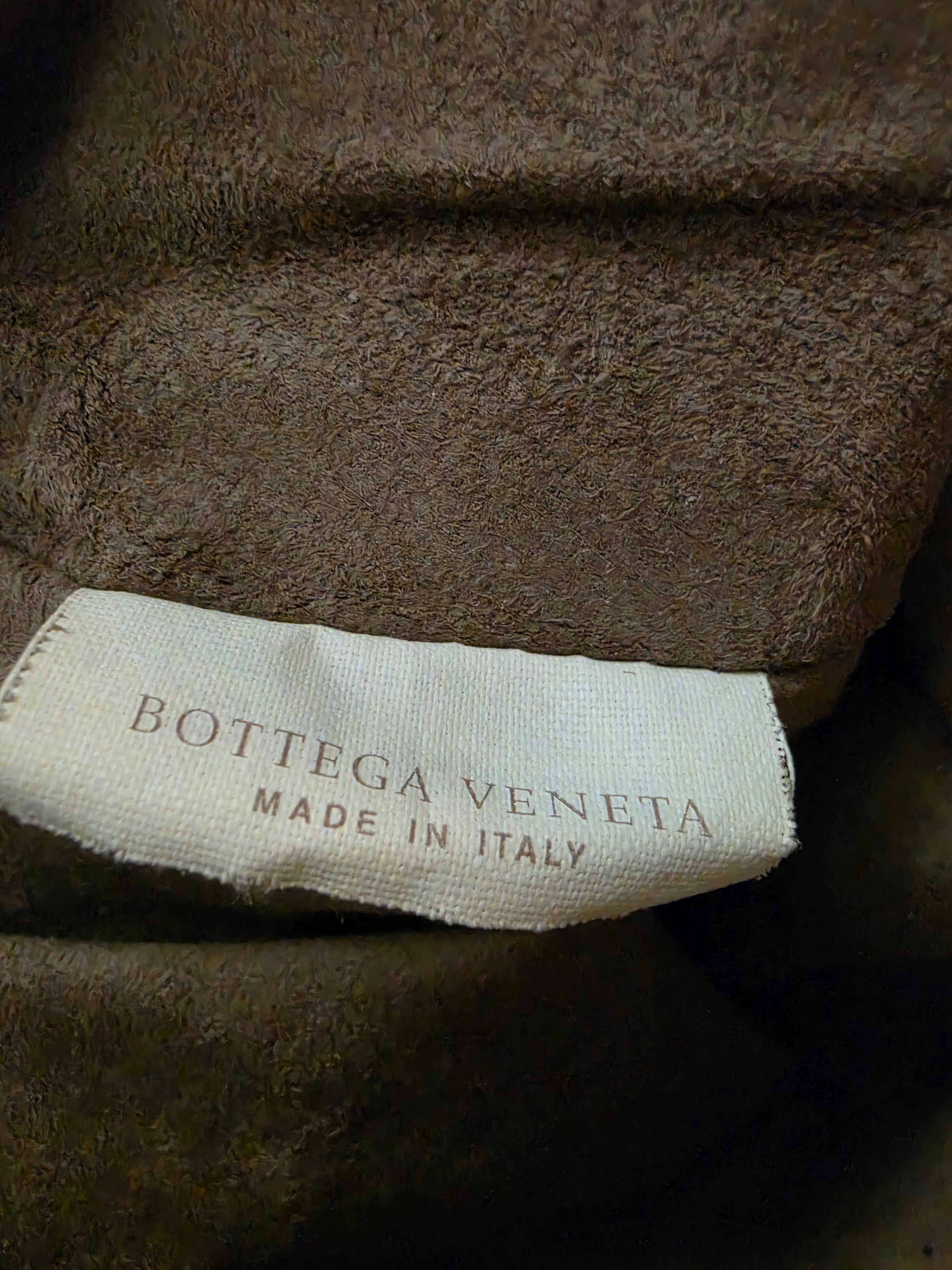 Bottega Veneta 3Way Tote Bag Brown With A Travel Mirror Pre Owned