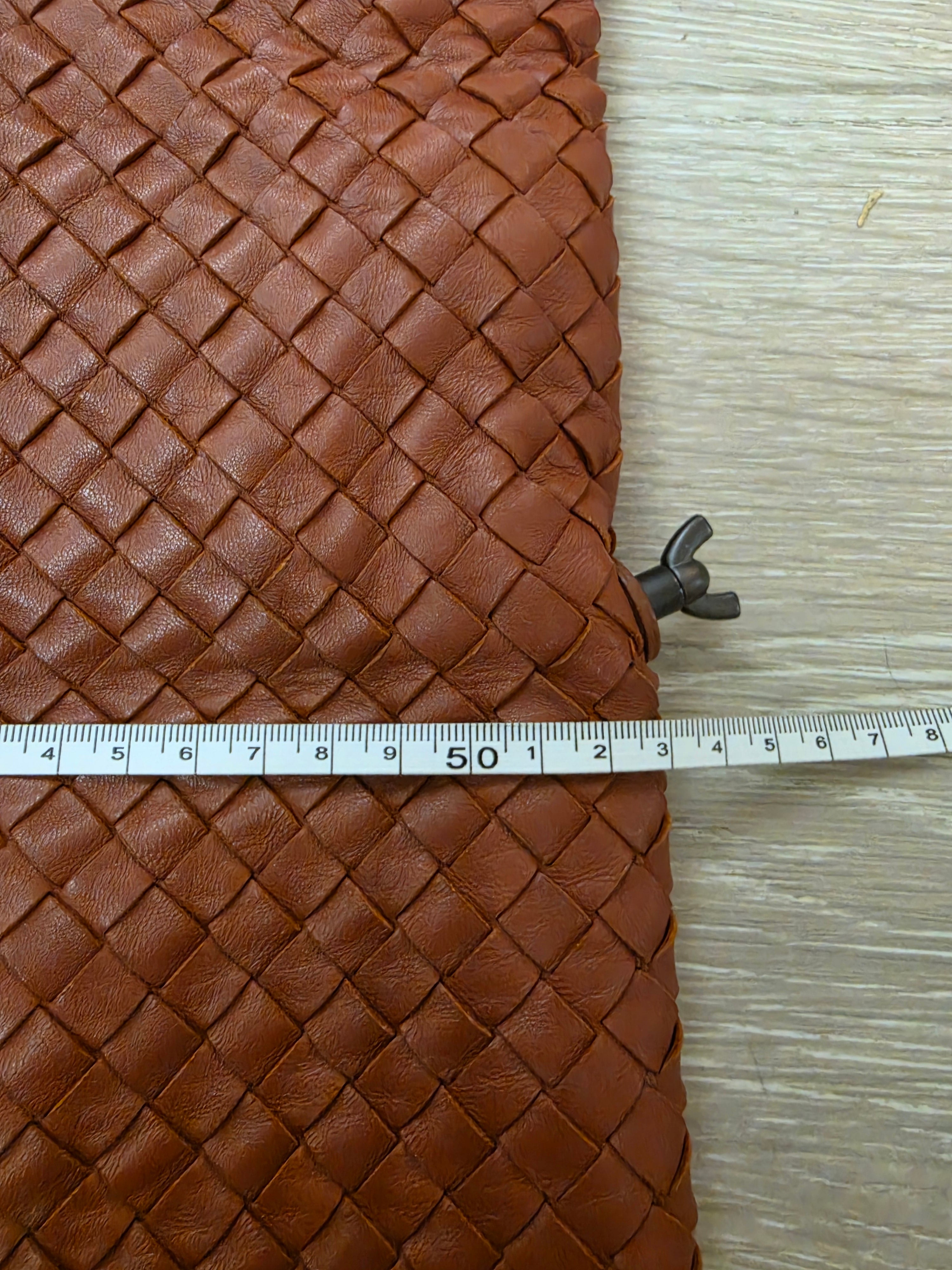 Bottega Veneta 3Way Tote Bag Brown With A Travel Mirror Pre Owned
