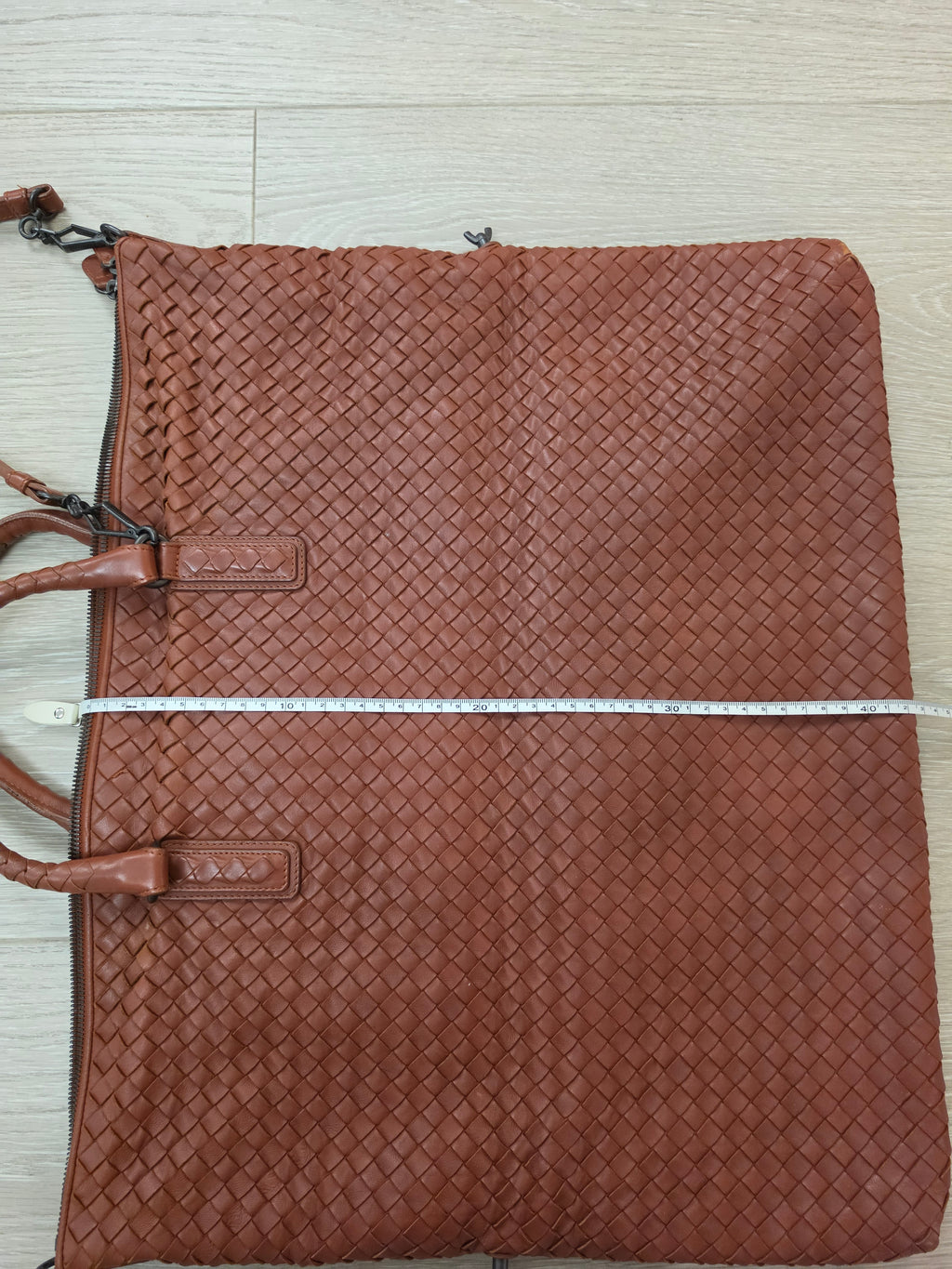 Bottega Veneta 3Way Tote Bag Brown With A Travel Mirror Pre Owned