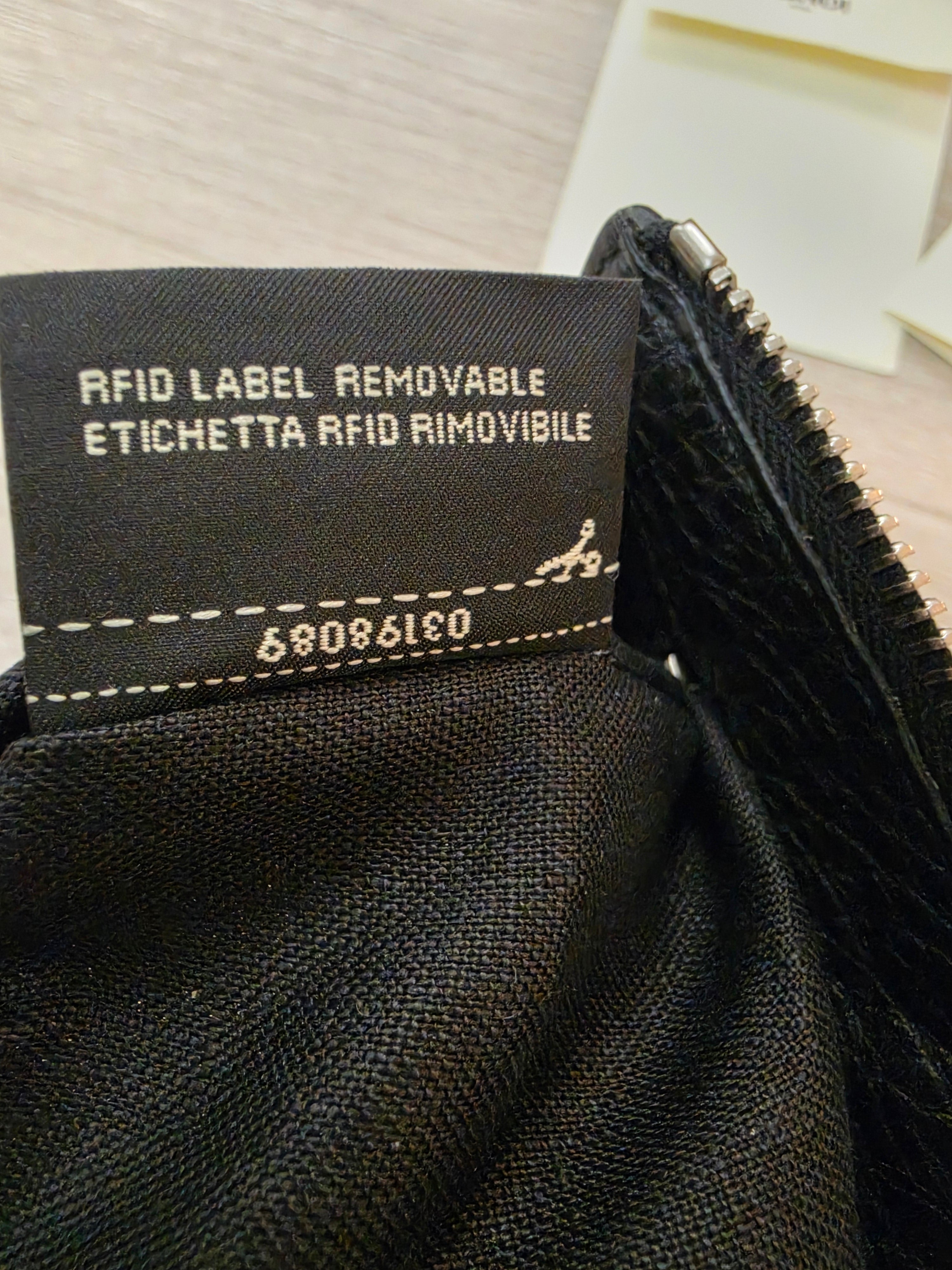 FENDI Brand New Selleria Leather Clutch Bag Logo Unused