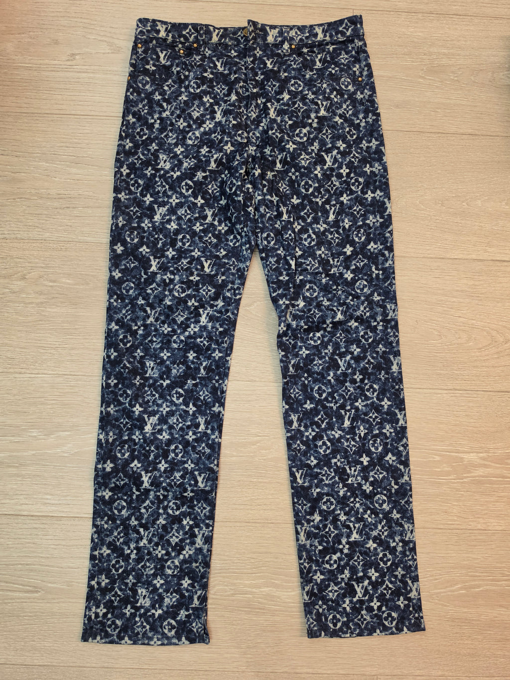 Louis Vuitton Monogram Denim Jeans Size 30 Pre Owned