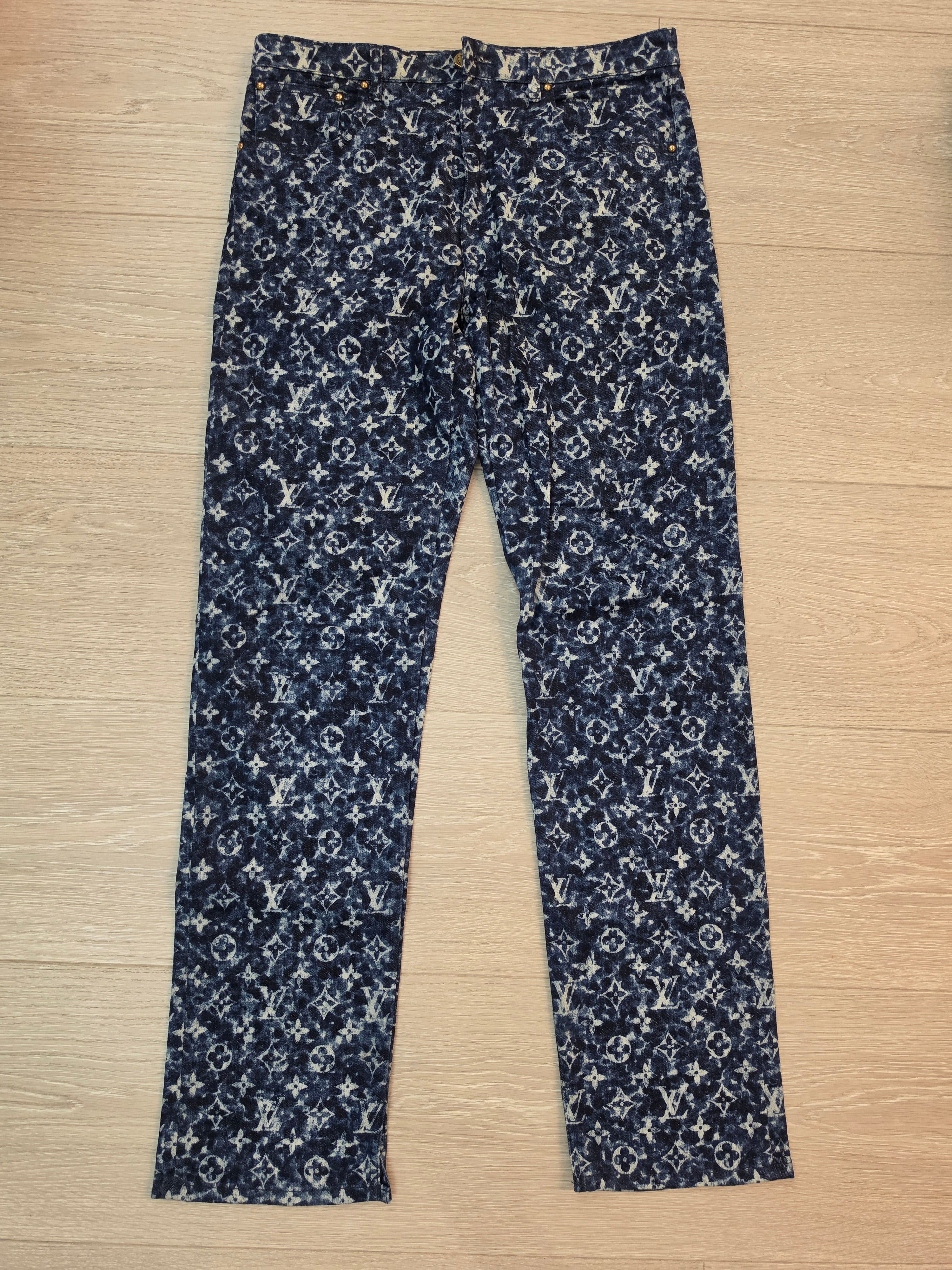 Louis Vuitton Monogram Denim Jeans Size 30 Pre Owned