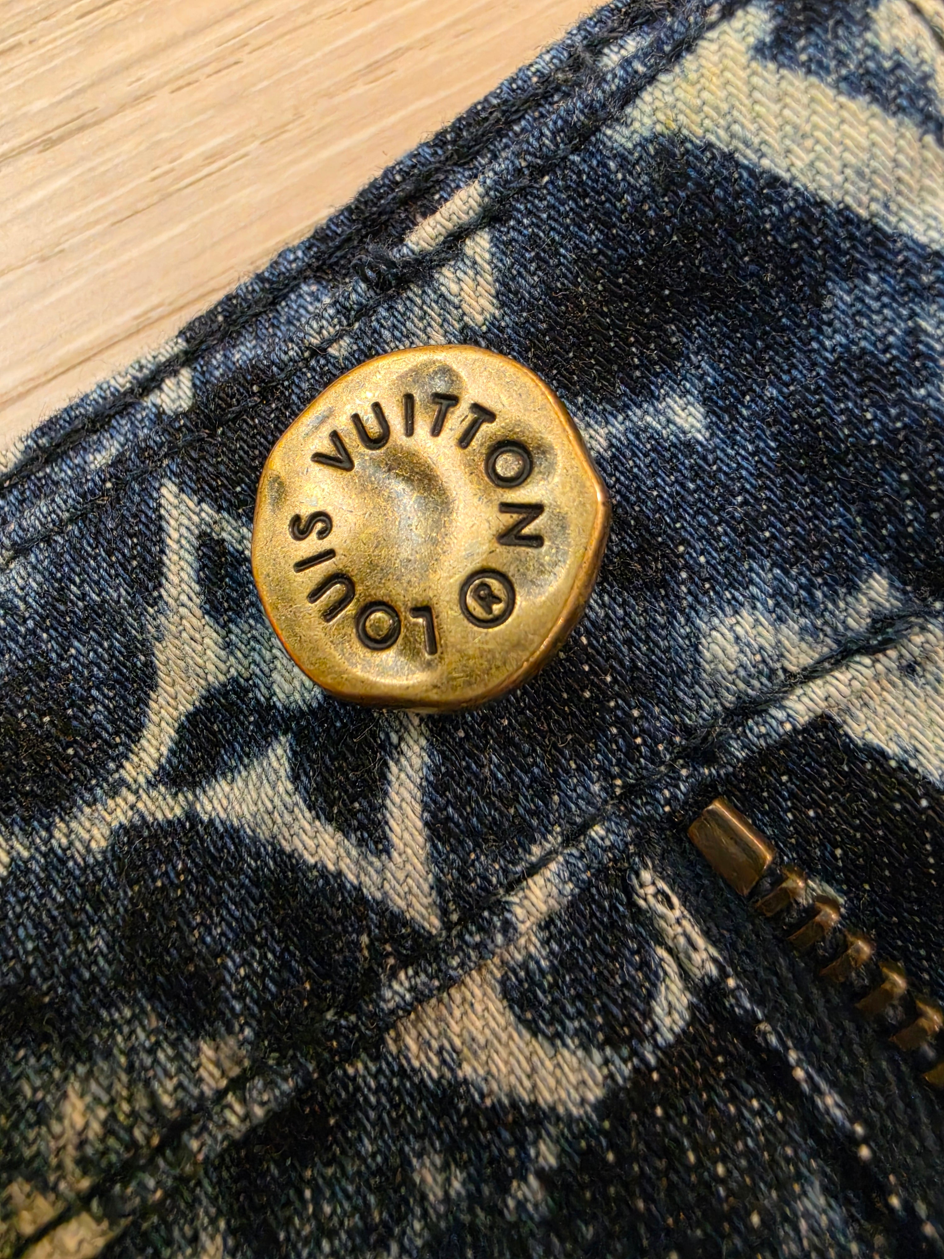 Louis Vuitton Monogram Denim Jeans Size 30 Pre Owned
