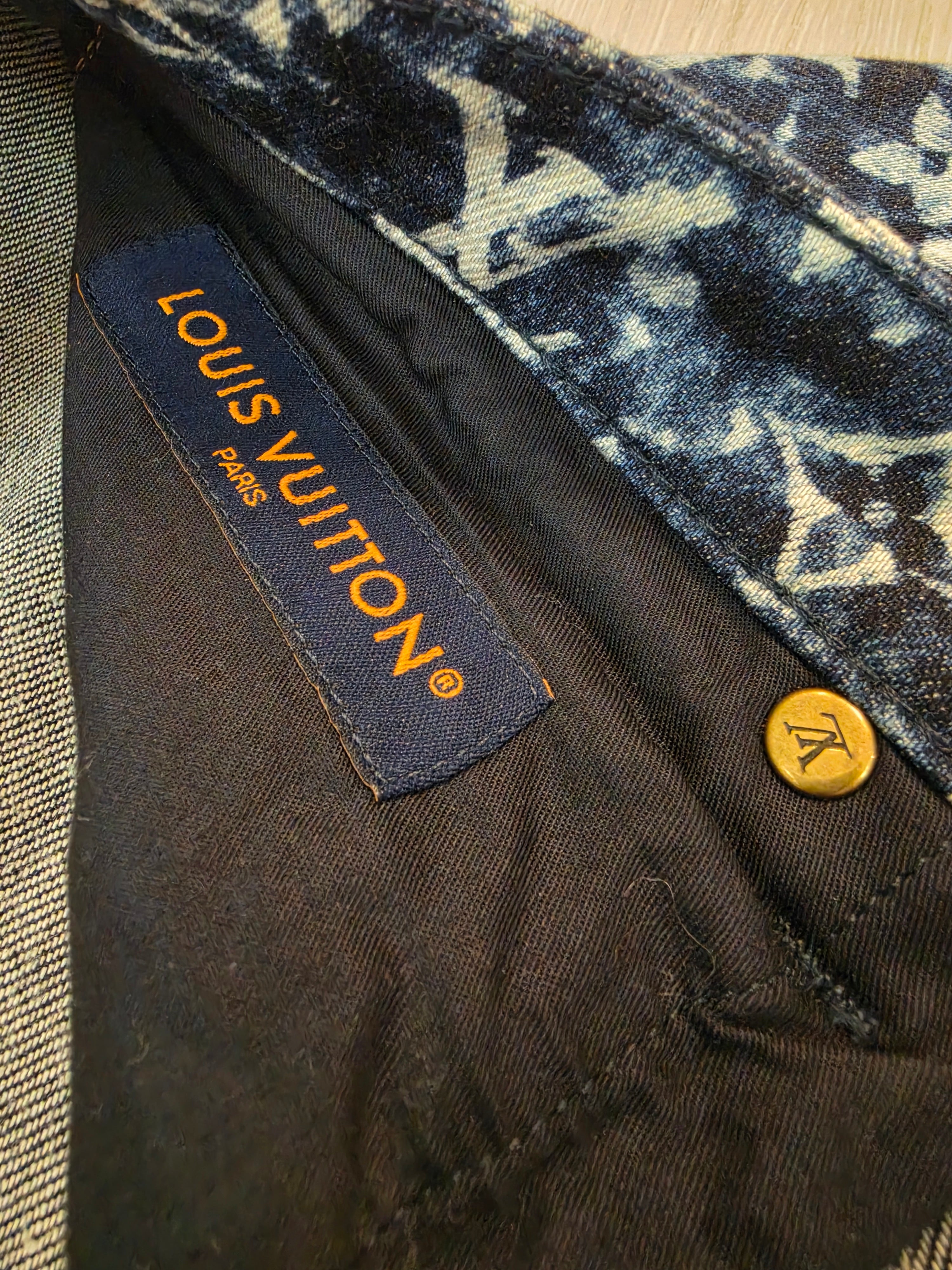 Louis Vuitton Monogram Denim Jeans Size 30 Pre Owned
