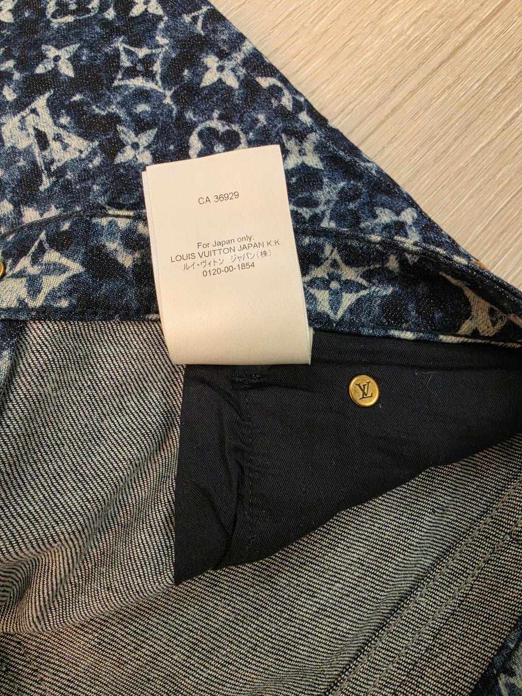 Louis Vuitton Monogram Denim Jeans Size 30 Pre Owned