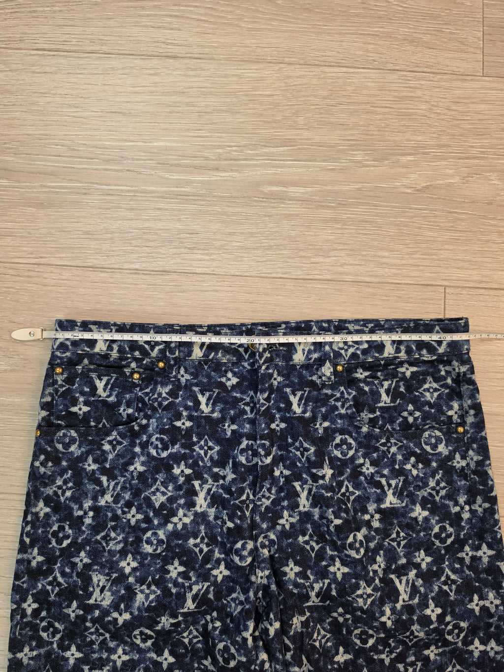 Louis Vuitton Monogram Denim Jeans Size 30 Pre Owned