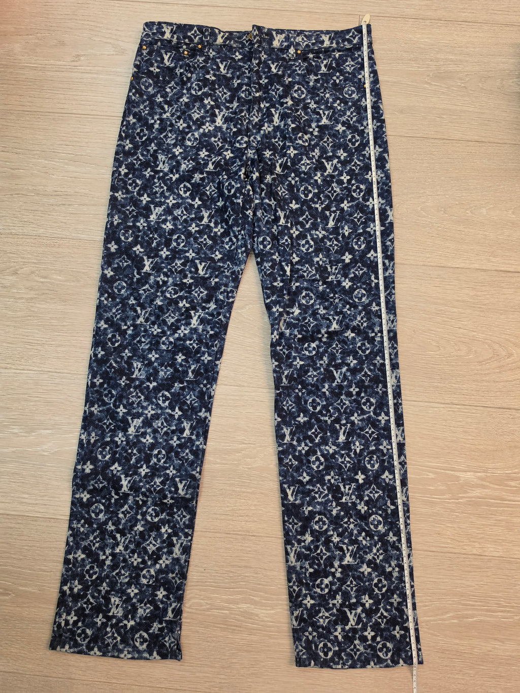 Louis Vuitton Monogram Denim Jeans Size 30 Pre Owned
