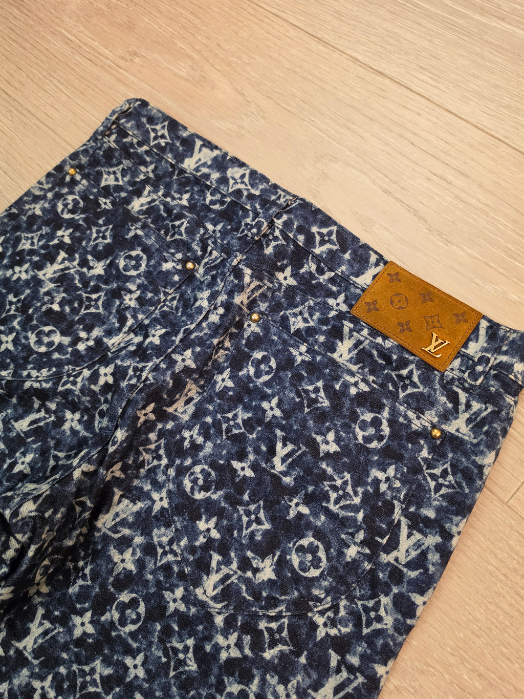 Louis Vuitton Monogram Denim Jeans Size 30 Pre Owned