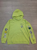 Chrome Hearts Matty Boy Chain Game Hoodie Lime Green XXL