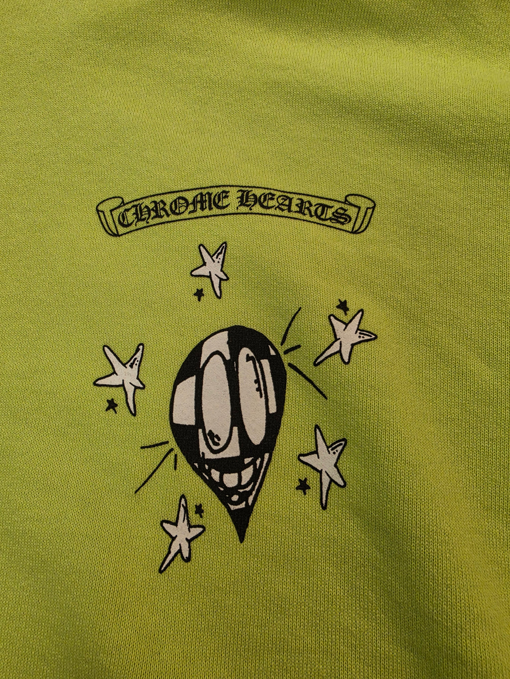 Chrome Hearts Matty Boy Chain Game Hoodie Lime Green XXL