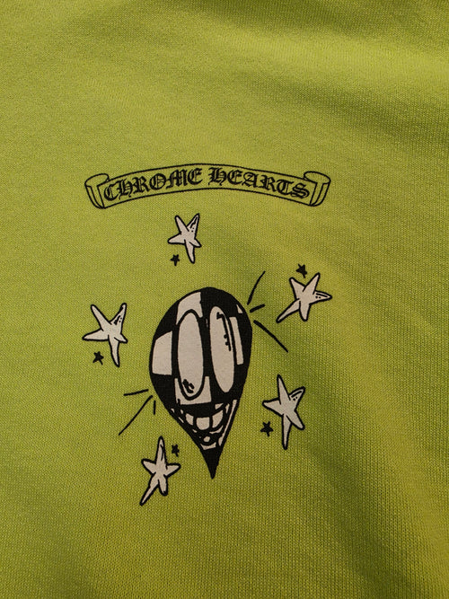 Chrome Hearts Matty Boy Chain Game Hoodie Lime Green XXL