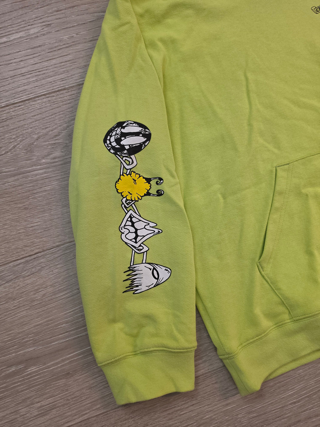 Chrome Hearts Matty Boy Chain Game Hoodie Lime Green XXL