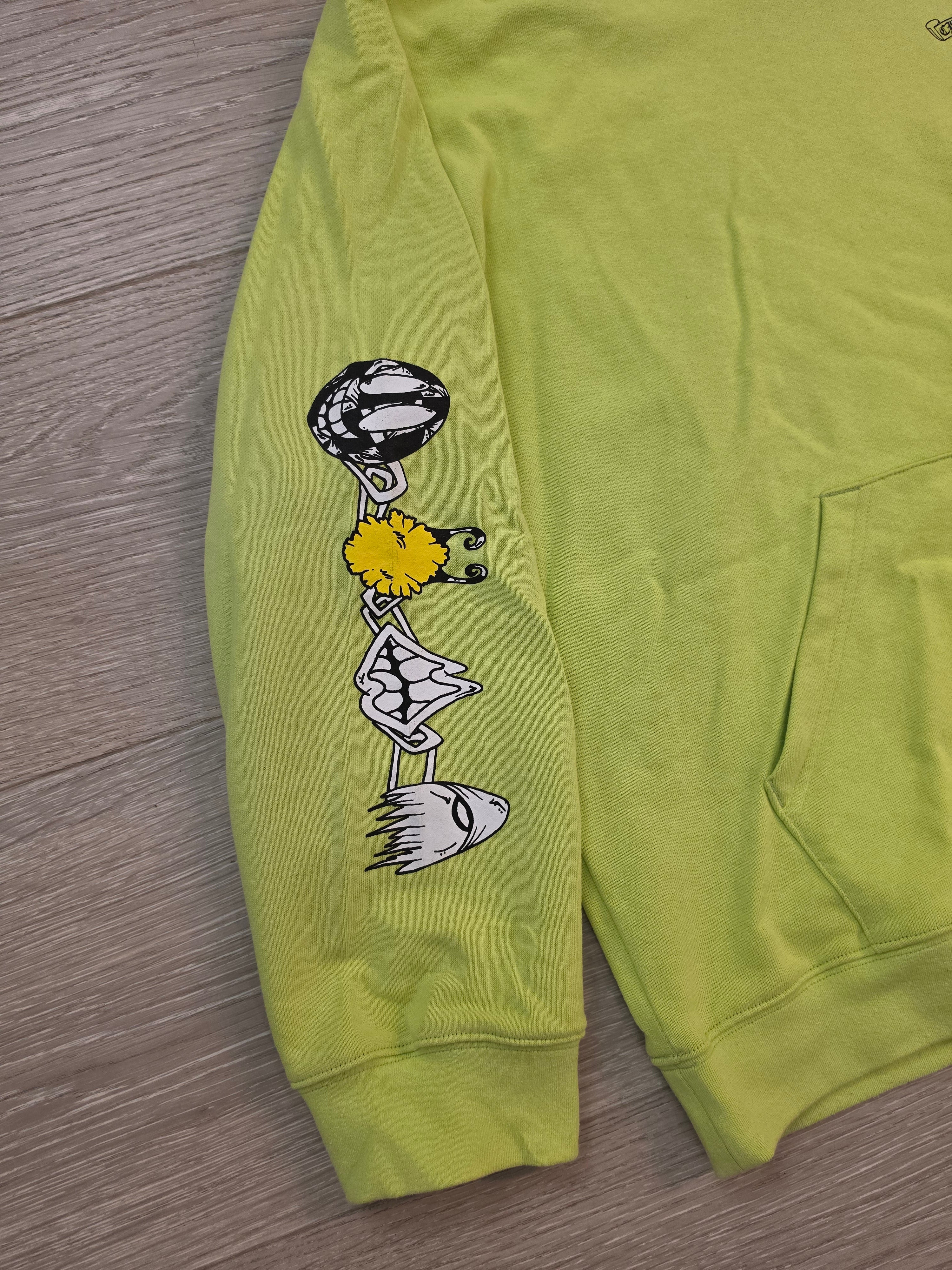 Chrome Hearts Matty Boy Chain Game Hoodie Lime Green XXL