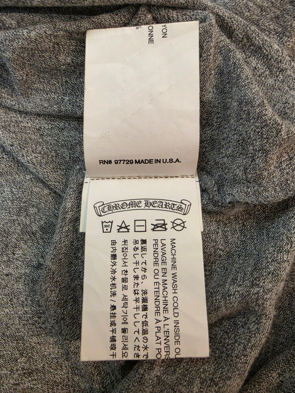Chrome Hearts Matty Boy T Shirt Gray Size M RARE!